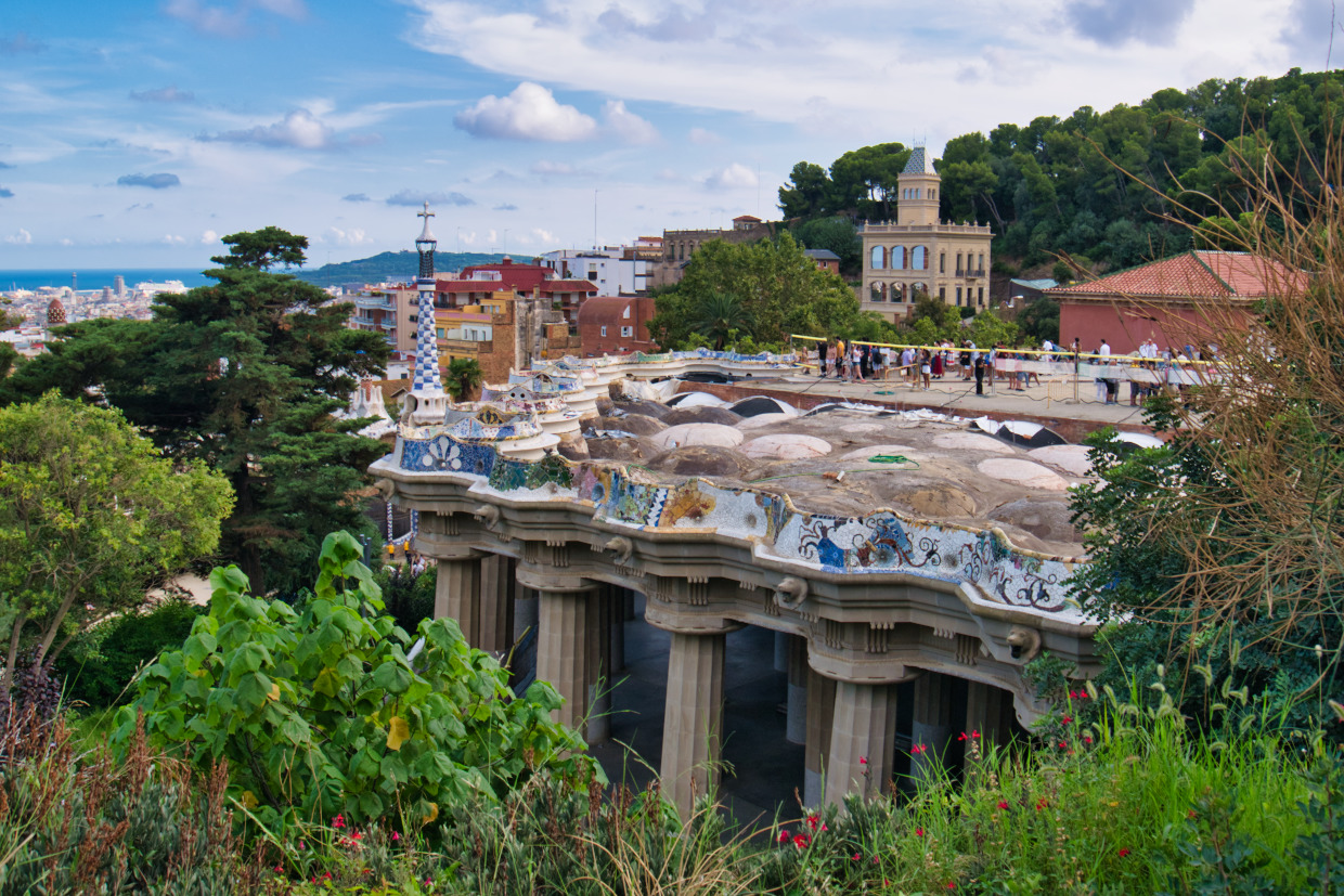 Park Güell mit Gaudí-Mosaiken