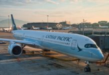 Cathay Pacific Premium Economy im A350 Cathy Pacific A350