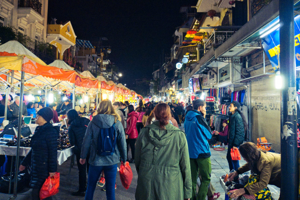 Hanoi Wochenend Nachtmarkt