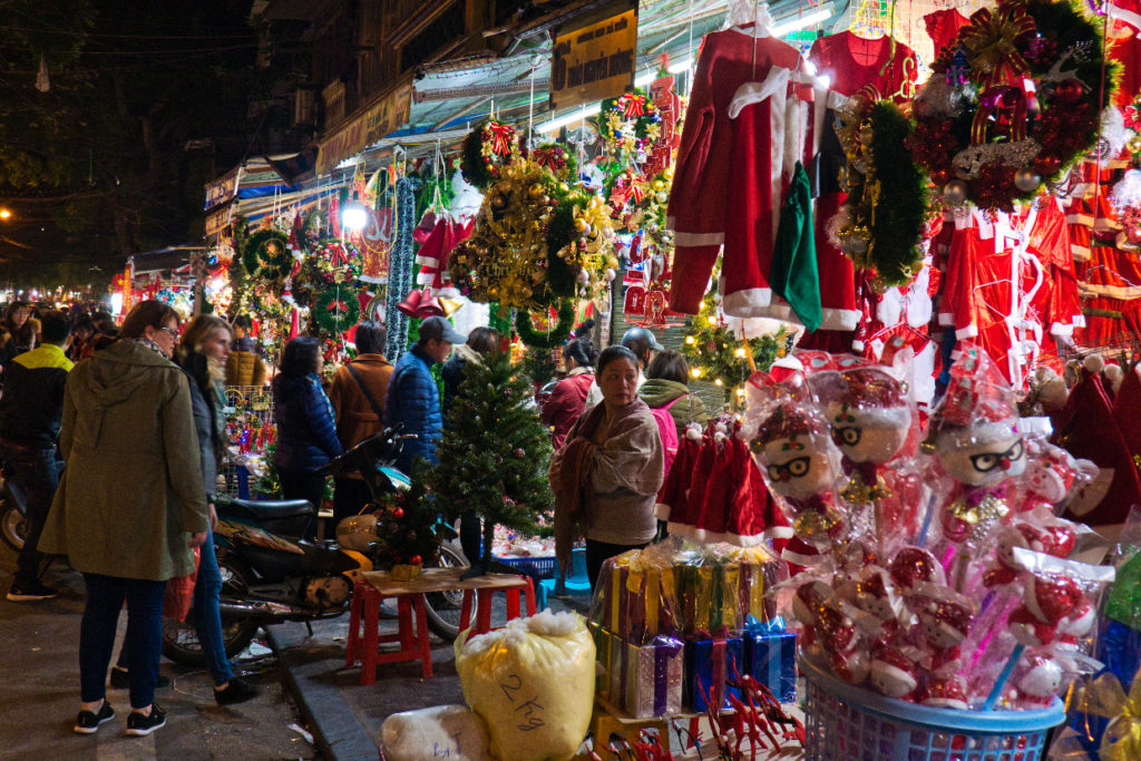 Hanoi Weihnachtsstrasse