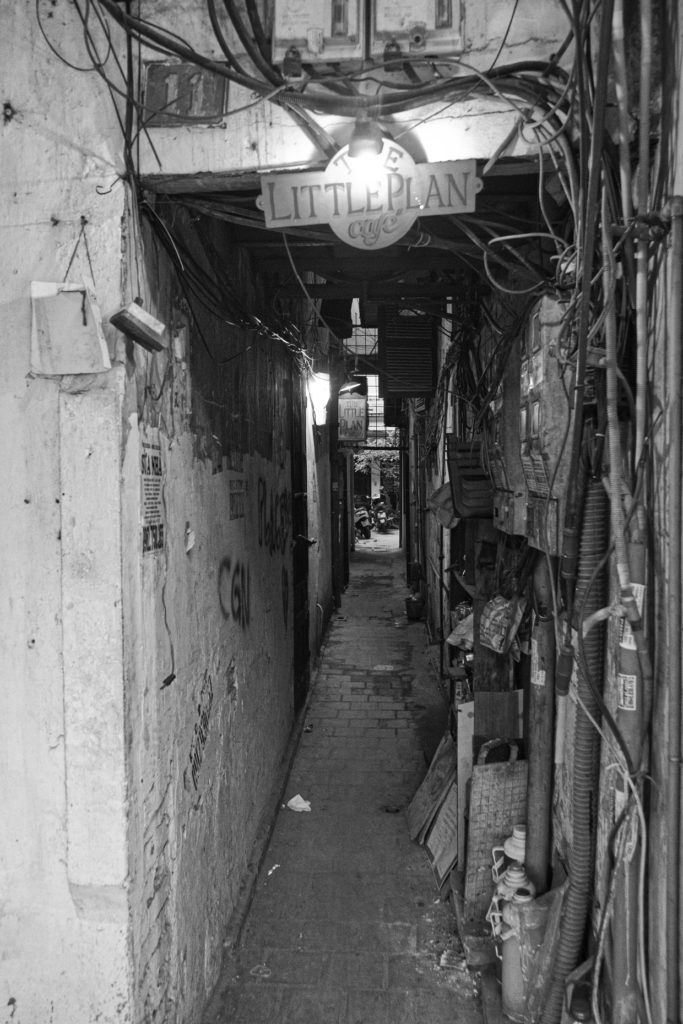 Hanoi schmale Gasse